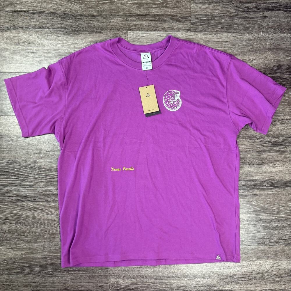 Nike ACG Texas Fossils Dri-FIT T-Shirt Bold Berry Men's XL NWT HV1296-505